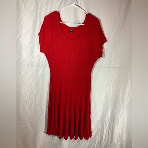 Red Knit dress